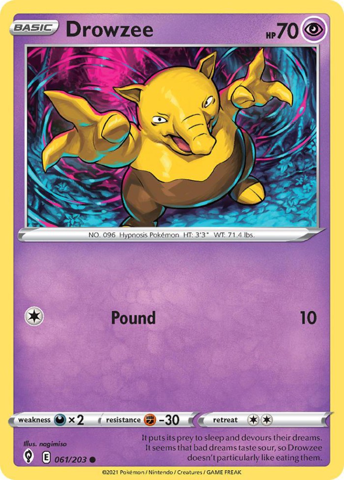 Carte Pokémon: Drowzee [Soporifik]