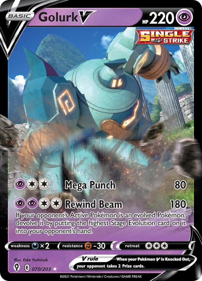 Carte Pokémon: Golurk V [Golemastoc V]