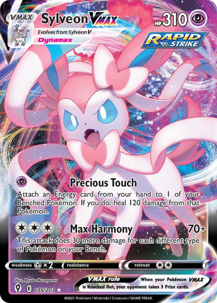 Carte Pokémon: Sylveon VMAX [Nymphali VMAX]