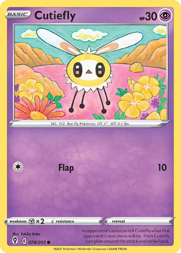 Carte Pokémon: Cutiefly [Bombydou]