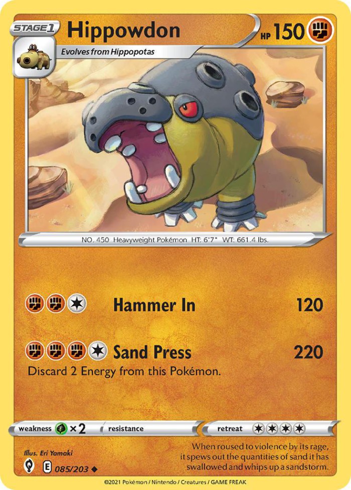 Carte Pokémon: Hippowdon [Hippodocus]