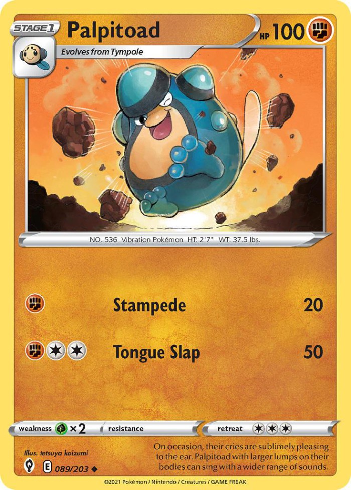 Carte Pokémon: Palpitoad [Batracné]