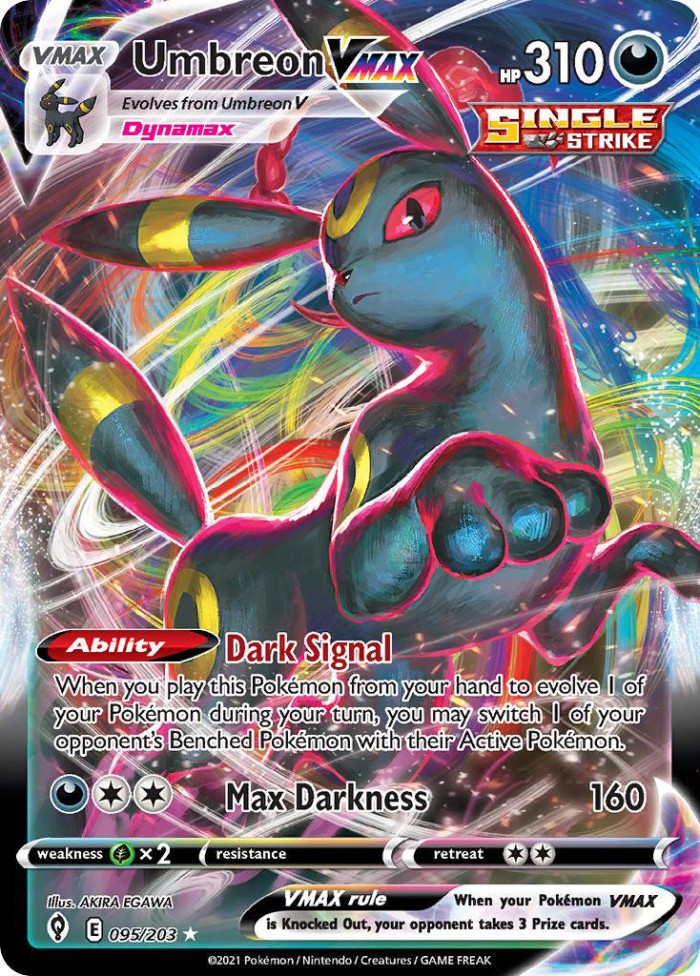 Carte Pokémon: Umbreon VMAX [Noctali VMAX]