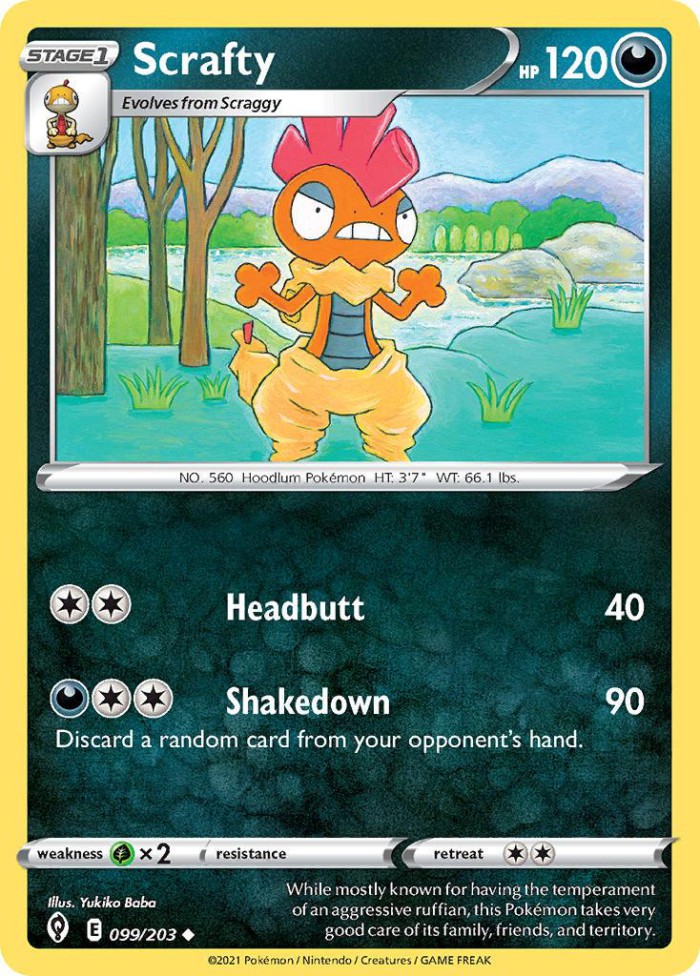 Carte Pokémon: Scrafty [Baggaïd]