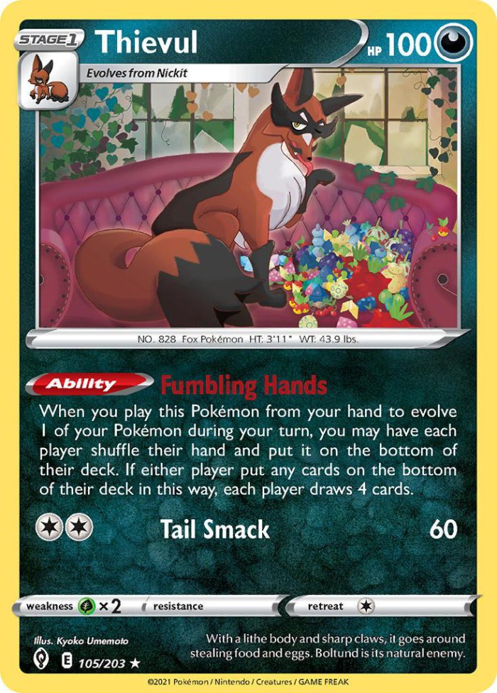 Carte Pokémon: Thievul [Roublenard]