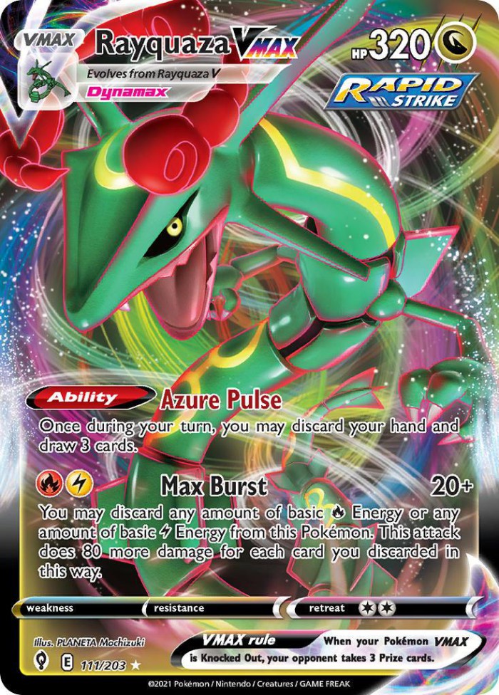 Carte Pokémon: Rayquaza VMAX [Rayquaza VMAX]