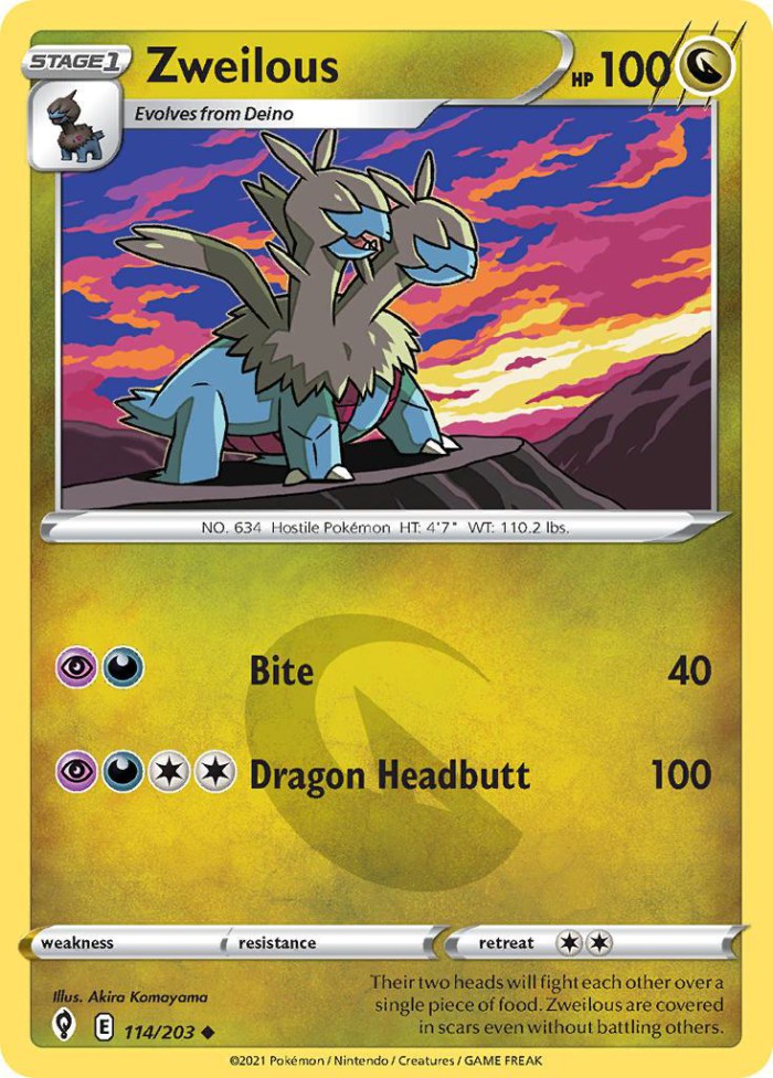 Carte Pokémon: Zweilous [Diamat]