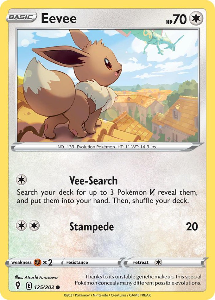 Carte Pokémon: Eevee [Évoli]