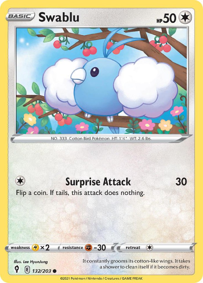 Carte Pokémon: Swablu [Tylton]