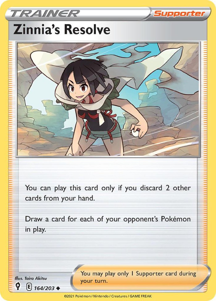 Carte Pokémon:  Zinnia's Resolve [Résolution d'Amaryllis]