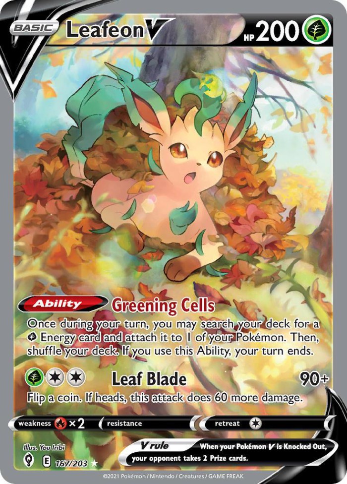 Carte Pokémon: Leafeon V [Phyllali V]