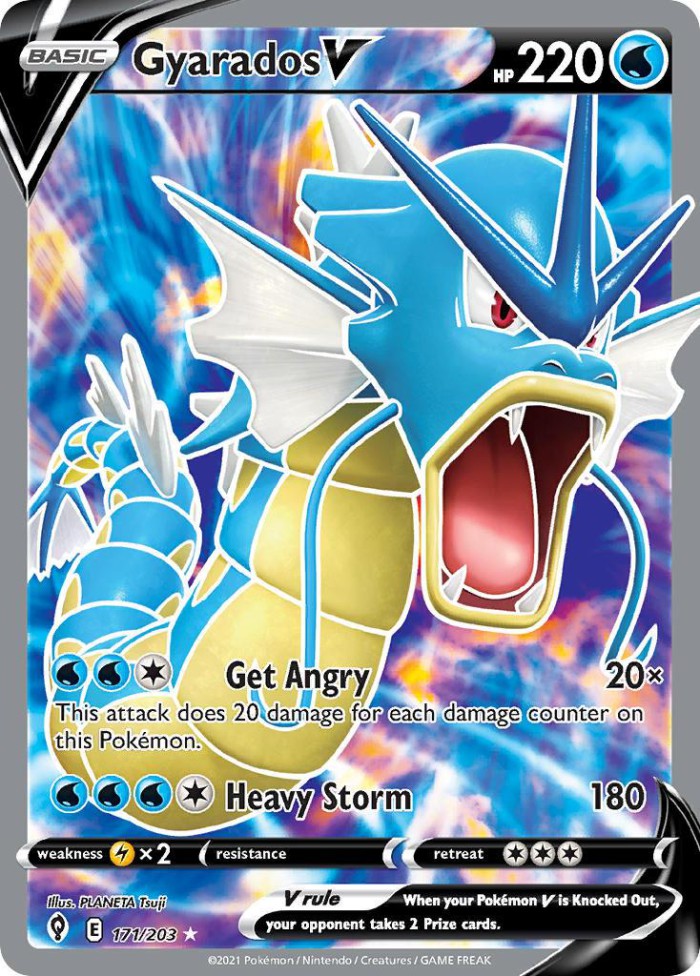 Carte Pokémon: Gyarados V [Léviator V]