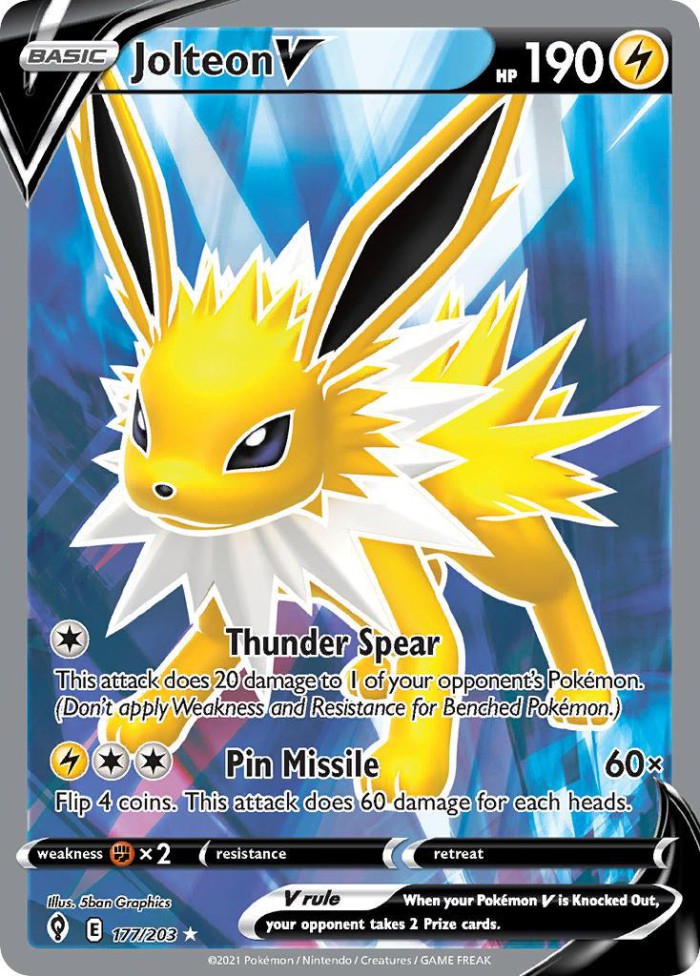 Carte Pokémon: Jolteon V [Voltali V]