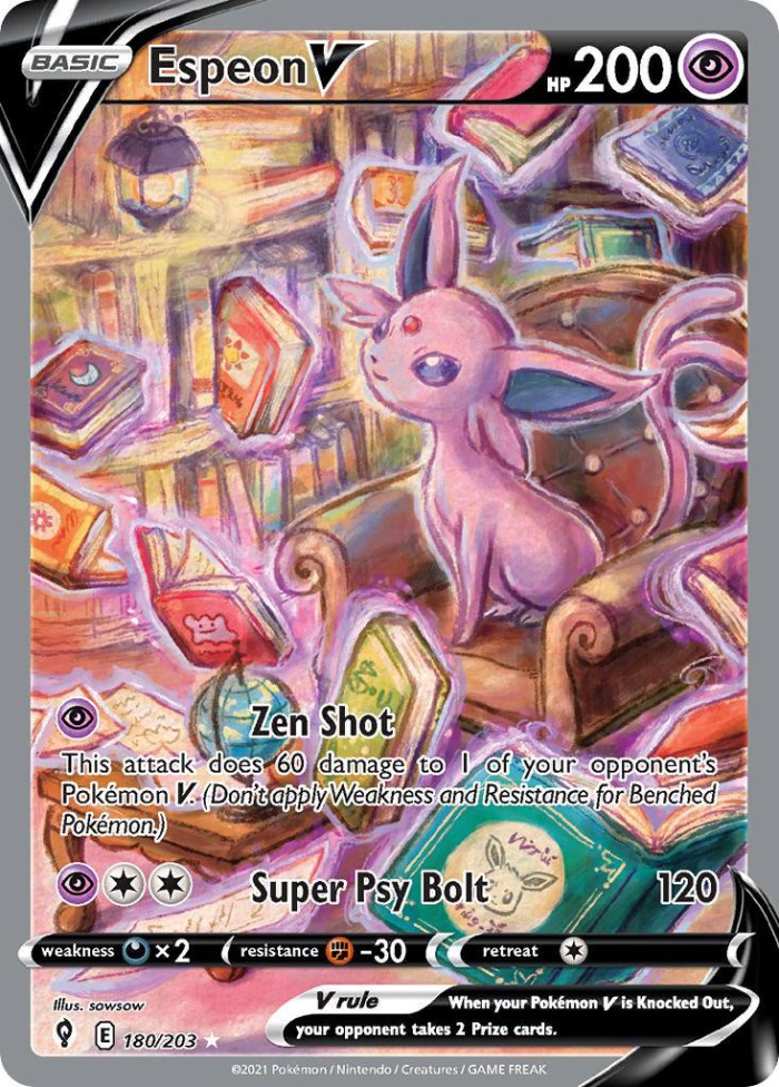 Carte Pokémon: Espeon V [Mentali V]