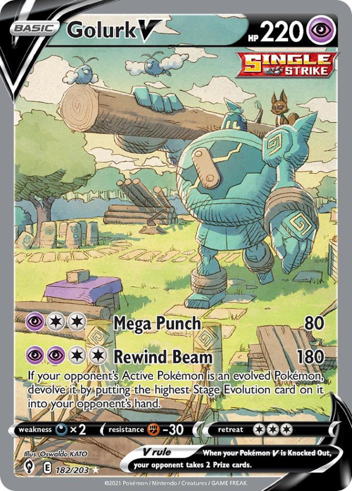 Carte Pokémon: Golurk V [Golemastoc V]