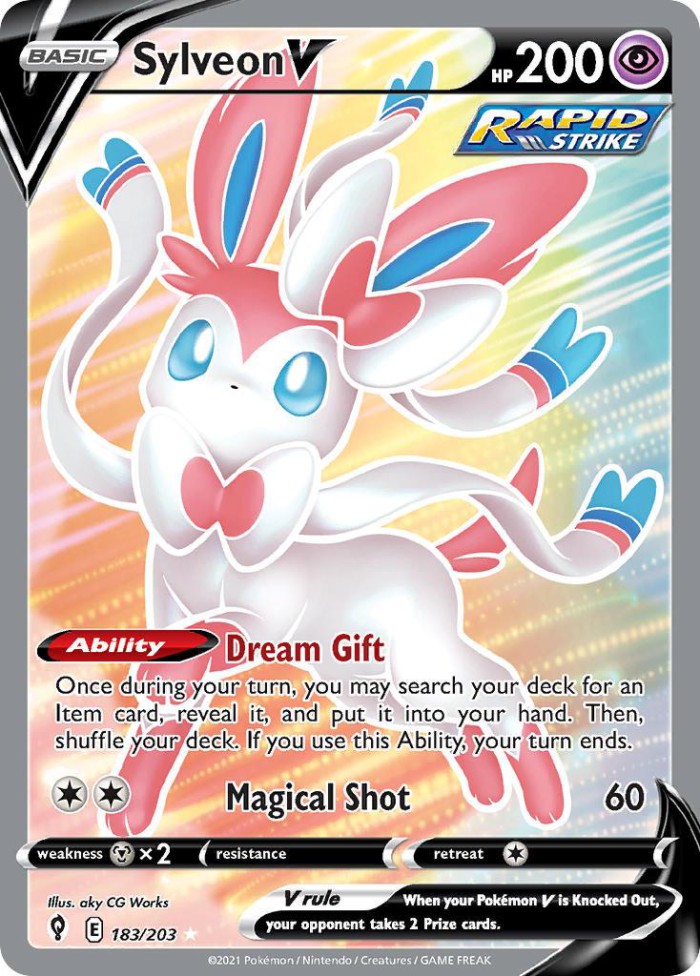 Carte Pokémon: Sylveon V [Nymphali V]