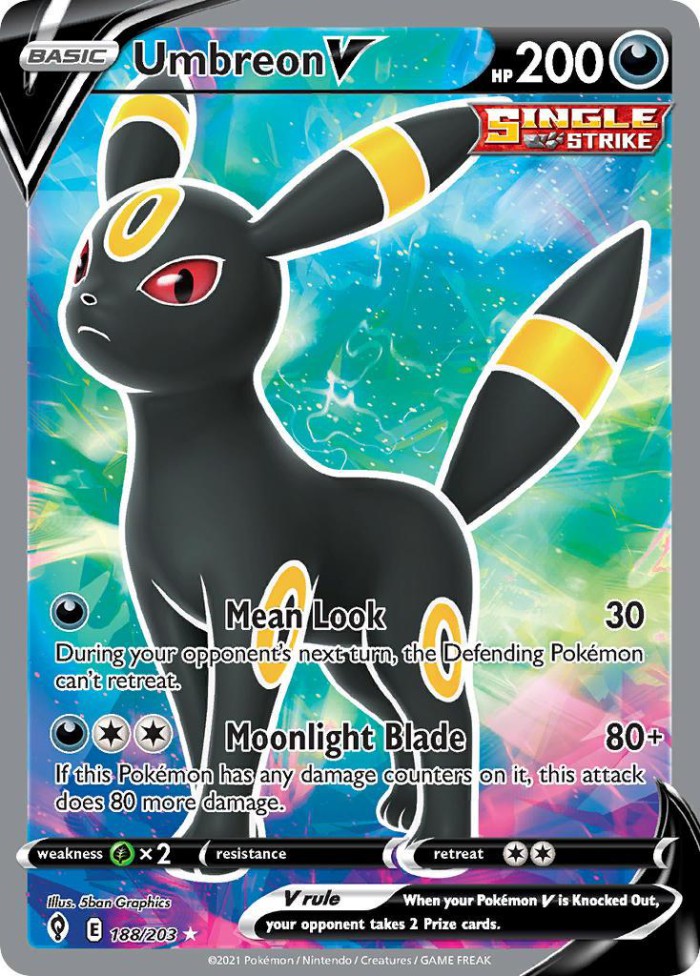 Carte Pokémon: Umbreon V [Noctali V]