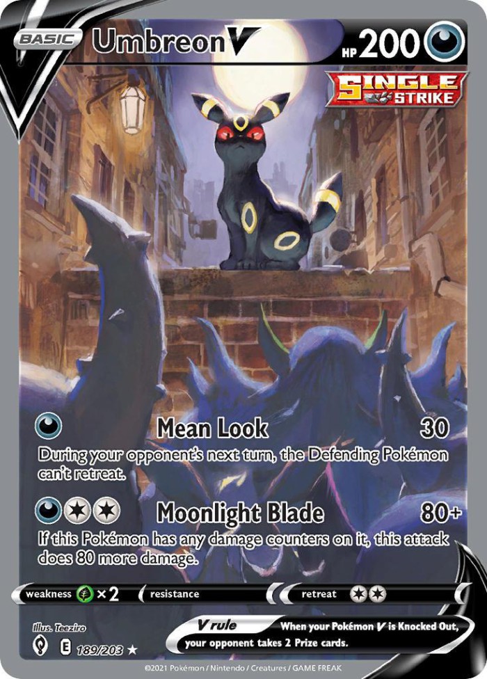 Carte Pokémon: Umbreon V [Noctali V]