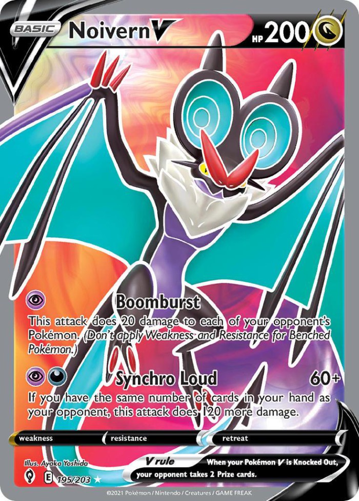 Carte Pokémon: Noivern V [Bruyverne V]