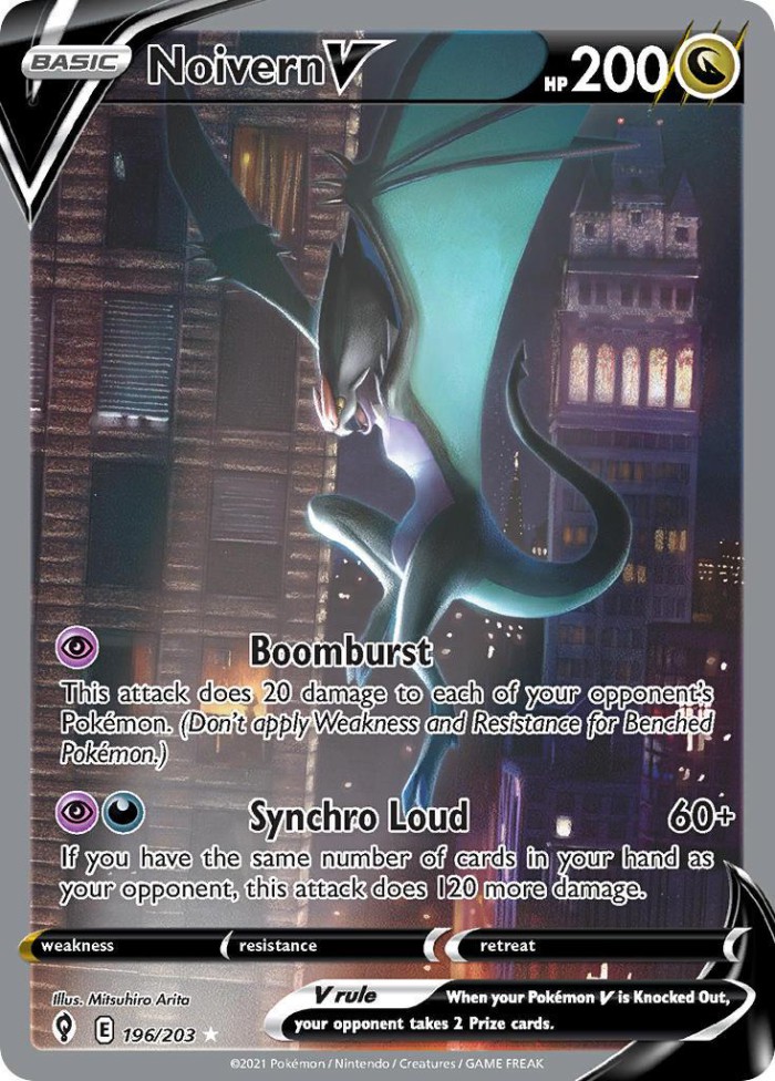 Carte Pokémon: Noivern V [Bruyverne V]