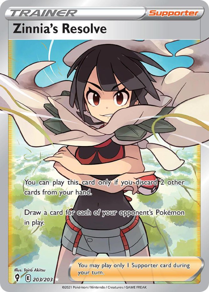 Carte Pokémon:  Zinnia's Resolve [Résolution d'Amaryllis]