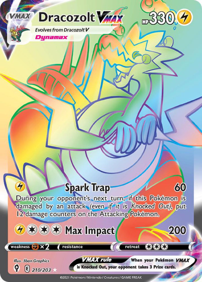 Carte Pokémon: Dracozolt VMAX [Galvagon VMAX]