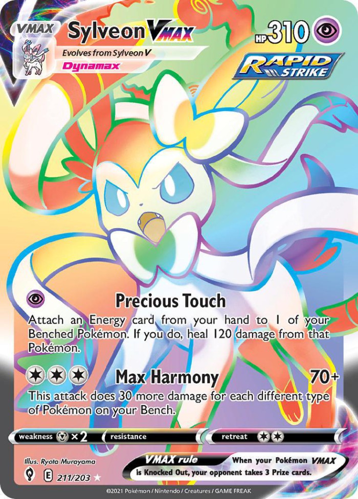 Carte Pokémon: Sylveon VMAX [Nymphali VMAX]