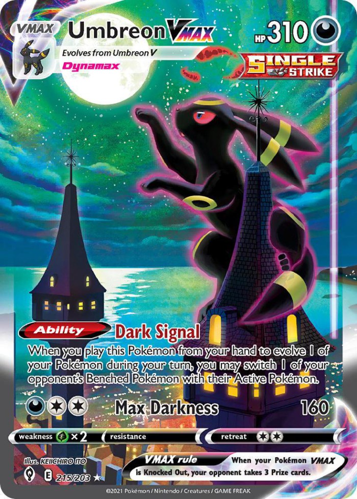 Carte Pokémon: Umbreon VMAX [Noctali VMAX]