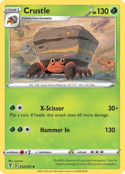 Carte Pokémon: Crustle