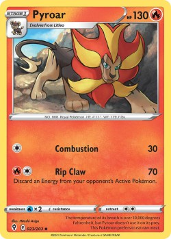 Carte Pokémon: Pyroar