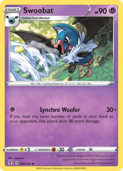 Carte Pokémon: Swoobat