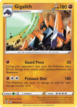 Carte Pokémon: Gigalith