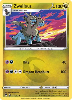 Carte Pokémon: Zweilous