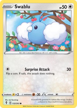 Carte Pokémon: Swablu