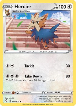 Carte Pokémon: Herdier