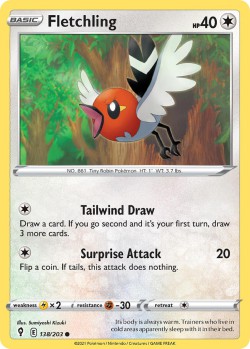 Carte Pokémon: Fletchling