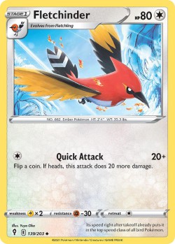 Carte Pokémon: Fletchinder