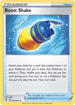 Carte Pokémon: Boost Shake