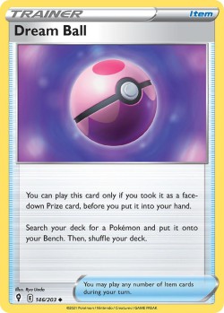 Carte Pokémon: Dream Ball