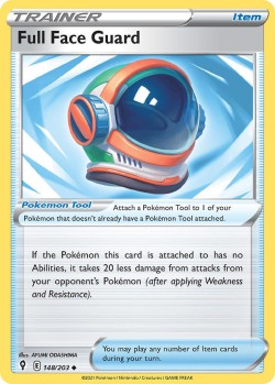 Carte Pokémon: Full Face Guard