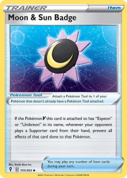 Carte Pokémon: Moon & Sun Badge