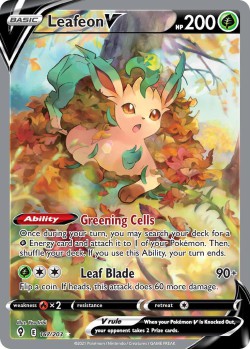 Carte Pokémon: Leafeon V