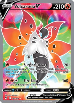 Carte Pokémon: Volcarona V