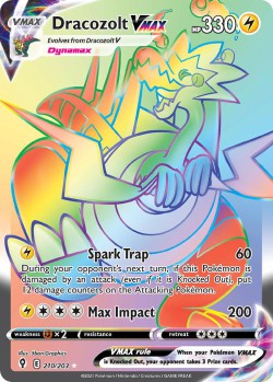 Carte Pokémon: Dracozolt VMAX