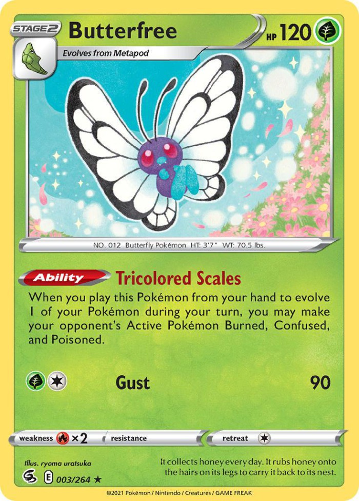 Carte Pokémon: Butterfree [Papilusion]