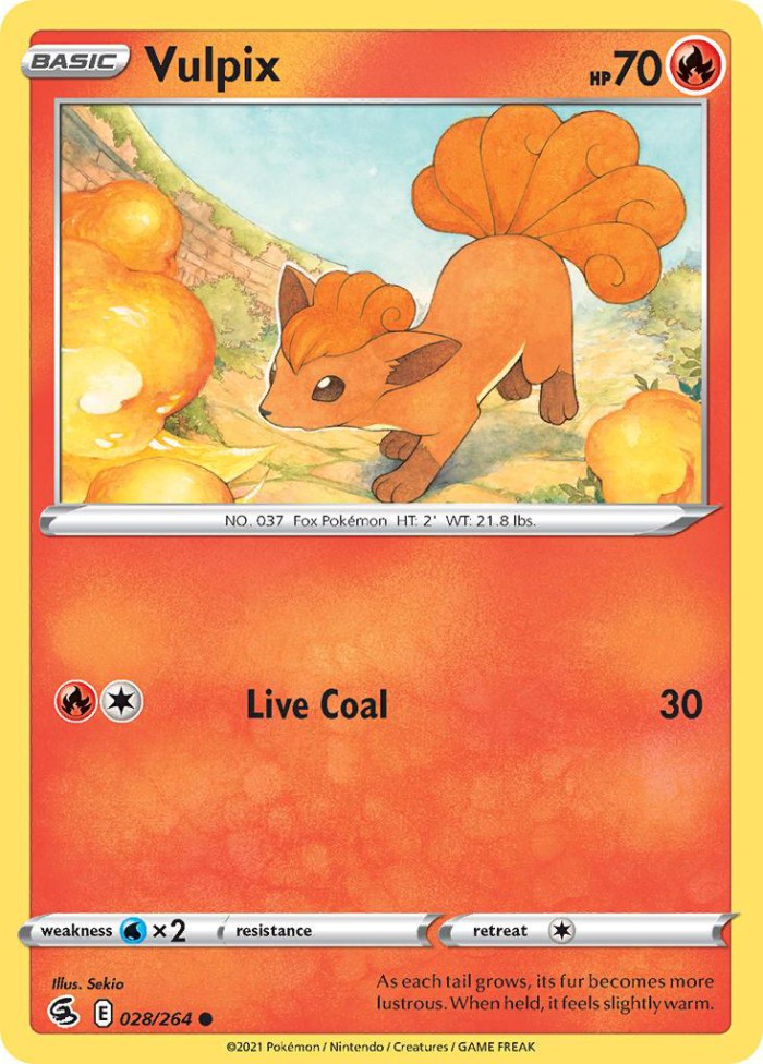 Carte Pokémon: Vulpix [Goupix]