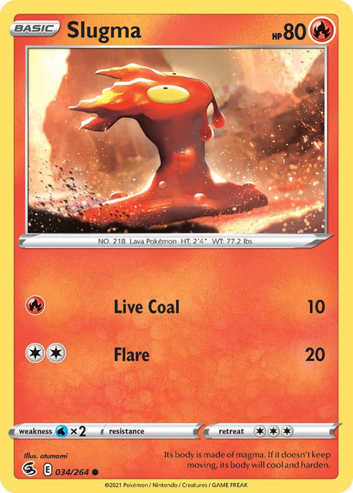 Carte Pokémon: Slugma [Limagma]