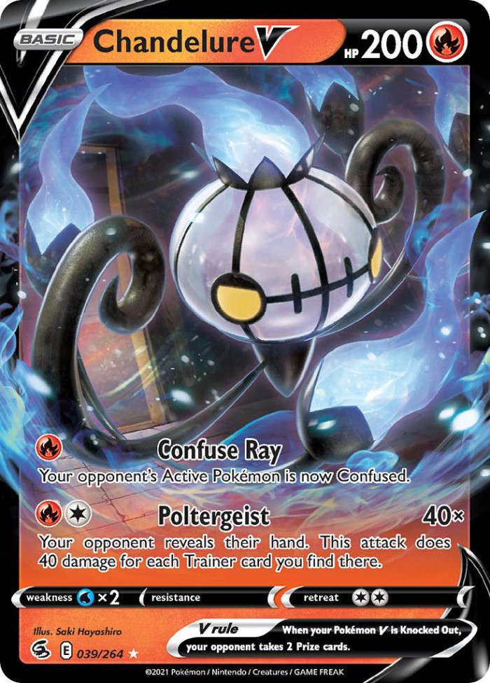 Carte Pokémon: Chandelure V [Lugulabre V]