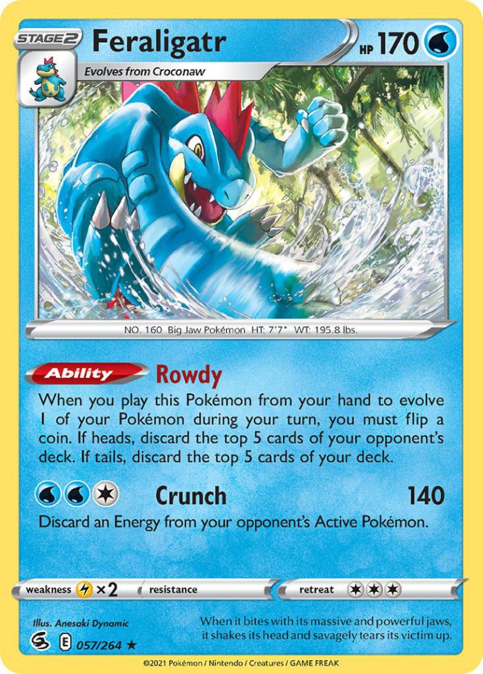 Carte Pokémon: Feraligatr [Aligatueur]