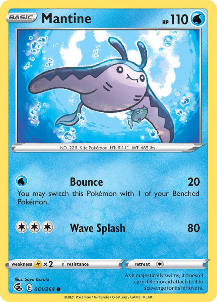 Carte Pokémon: Mantine [Démanta]